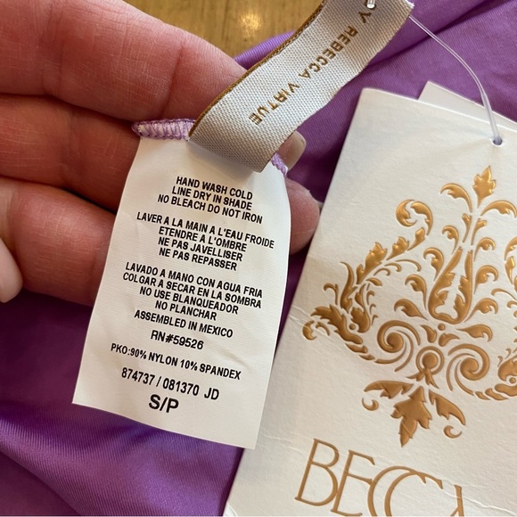 Becca Women’s Lavender Bikini Bottom New size small pretty! - Picture 6 of 11